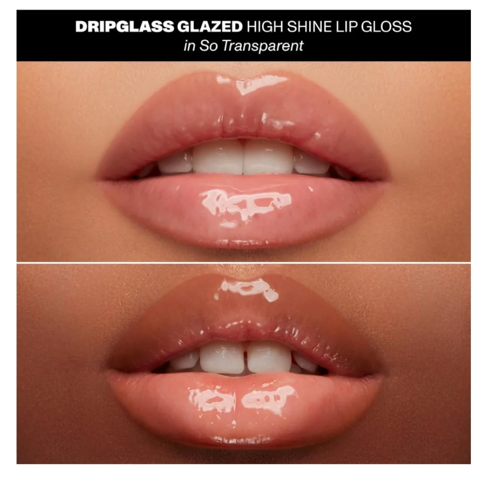 Morphe Dripglass Glazed High Shine Lip Gloss Shade: So Transparent 🆕